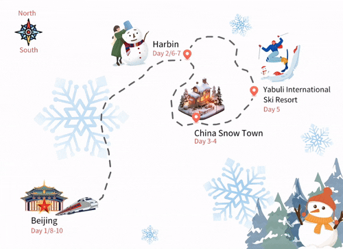 10 Days Harbin and Yabuli Ski Tour with Beijing Highlights